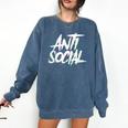 Anti Social Anti Social Club Introvert People Hate Comfort Colors Sweatshirt Denim Anti Social Anti Social Club Introvert People Hate Comfort Colors Sweatshirt Denim