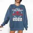 Bachelors Graduation 2022 Degree Bachelor Graduate Comfort Colors Sweatshirt Denim