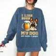 I Like Beer My Dog And Maybe 2 People Introvert Pun Comfort Colors Sweatshirt Denim I Like Beer My Dog And Maybe 2 People Introvert Pun Comfort Colors Sweatshirt Denim