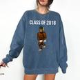 Bigfoot Graduation Shirt Class Of 2018 College Boys Comfort Colors Sweatshirt Denim