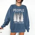 Bigfoot People Not a Big Fan Sasquatch Introvert Comfort Colors Sweatshirt Denim Bigfoot People Not a Big Fan Sasquatch Introvert Comfort Colors Sweatshirt Denim