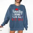 BSN Bachelor Of Science In Nursing Graduation Comfort Colors Sweatshirt Denim