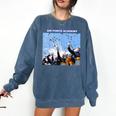Cadets Celebrate Academy Graduation Comfort Colors Sweatshirt Denim