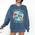Cartoon Sarcasm Anti-Social Nihilism Introvert Fish Comfort Colors Sweatshirt Denim Cartoon Sarcasm Anti-Social Nihilism Introvert Fish Comfort Colors Sweatshirt Denim