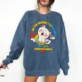 Cat Mom Loves Cats Dad Not In The Mood For People Introvert Comfort Colors Sweatshirt Denim