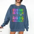 Certified Medical Assistant CMA Graduation Comfort Colors Sweatshirt Denim