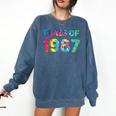Class Of 1987 School Reunion College Highschool Graduation Comfort Colors Sweatshirt Denim