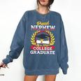 Class Of 2018 Graduation Tshirt For Nephew Of Graduate Comfort Colors Sweatshirt Denim