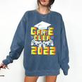 Class Of 2022 Graduation Gamer Video Console Graduate Class Comfort Colors Sweatshirt Denim