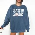 Class Of 2022 Graduation Senior Baseball Player Comfort Colors Sweatshirt Denim