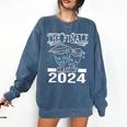 Class Of 2024 Finale Drama Theater Club Actor Graduation Comfort Colors Sweatshirt Denim