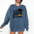Class Of 2025 Graduate 2025 Graduation Senior 2025 Comfort Colors Sweatshirt Denim