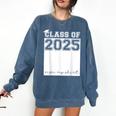 Class Of 2025 Sign My Shirt Senior 2025 Graduation Comfort Colors Sweatshirt Denim