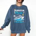 Class Of 2026 Graduation Cruise Senior Graduates Vacation Comfort Colors Sweatshirt Denim