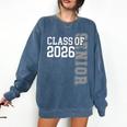 Class Of 2026 Senior 2026 Graduation 2026 Student Kids Comfort Colors Sweatshirt Denim