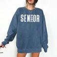 Class Of 2026 Senior Themed Graphic Art Graduation Comfort Colors Sweatshirt Denim