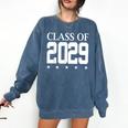 Class Of 2029 School Graduation Graduate s Comfort Colors Sweatshirt Denim