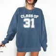 Class Of 31 2031 School Tee Shirt Graduation Class Party Comfort Colors Sweatshirt Denim