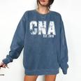 CNAs Graduation Shirt CNA Est 2019 Comfort Colors Sweatshirt Denim