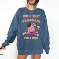 College Graduation 2018 Shirt Graduate For Her Comfort Colors Sweatshirt Denim