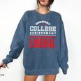 College Graduation For Conservatives Comfort Colors Sweatshirt Denim