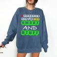 College High School Graduation Senior 2018 TShirt Comfort Colors Sweatshirt Denim