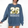 Criminal Justice Graduate Graduated Class Of 2026 Graduation Premium Comfort Colors Sweatshirt Denim