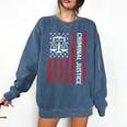 Criminal Justice Major College Student Graduate Graduation Premium Comfort Colors Sweatshirt Denim