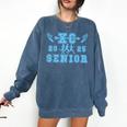 Cross Country Senior Night Senior 2025 Graduation Party 25 Comfort Colors Sweatshirt Denim