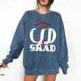 CSD Masters Graduation Men Women Son Daughter Comfort Colors Sweatshirt Denim