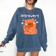 Cute Introvert Graphic Tee Comfort Colors Sweatshirt Denim Cute Introvert Graphic Tee Comfort Colors Sweatshirt Denim