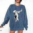 Dabbing Graduation Class Of 2025 Men Graduation Comfort Colors Sweatshirt Denim