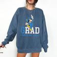 Disney Mickey Mouse 2025 Graduation Class Of '25 Rad Grad Premium Tri-Blend Comfort Colors Sweatshirt Denim
