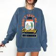 Don't Test Me Introvert's Comfort Colors Sweatshirt Denim Don't Test Me Introvert's Comfort Colors Sweatshirt Denim