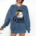 Eagle Grad Squad Class Of 2019 Graduation Comfort Colors Sweatshirt Denim