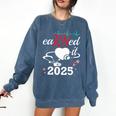 Earned It Nurse Graduation 2025 Nursing Grad Student RN LPN Comfort Colors Sweatshirt Denim