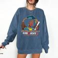 EdD Black Girls Doctor Of Education Graduation Black Women Comfort Colors Sweatshirt Denim