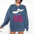 Educated Women Graduation Shirt Comfort Colors Sweatshirt Denim