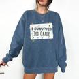 Elementary School Graduation Shirt Graduate Grad Comfort Colors Sweatshirt Denim