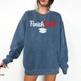 FinishEdD Doctor Of Education Graduate EdD Graduation Comfort Colors Sweatshirt Denim