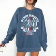 Fire Academy Graduate Firefighter Graduation Comfort Colors Sweatshirt Denim