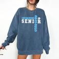 Football Senior Night Football Senior 2025 Graduation 27 Comfort Colors Sweatshirt Denim