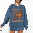 Fox Red Labrador Retriever Introvert Foxred Lab Comfort Colors Sweatshirt Denim Fox Red Labrador Retriever Introvert Foxred Lab Comfort Colors Sweatshirt Denim