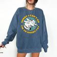 Funny Introvert Cat I Can't Go I'm An Inside Cat Homebody Comfort Colors Sweatshirt Denim Funny Introvert Cat I Can't Go I'm An Inside Cat Homebody Comfort Colors Sweatshirt Denim