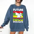 Future HBCU African American Gradute Graduation Comfort Colors Sweatshirt Denim