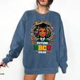 Future HBCU Grad Graduation Students Girl Kids Comfort Colors Sweatshirt Denim