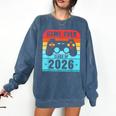 Game Over Class Of 2026 Shirt Students Graduation Comfort Colors Sweatshirt Denim