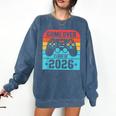 Game Over Class Of 2026 Shirt Students Last Day Graduation Comfort Colors Sweatshirt Denim