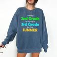 Goodbye 2nd Grade On My Way To 3th Grade 2022 Graduation Comfort Colors Sweatshirt Denim