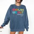 Goodbye Kindergarten Hello 1st Grade Kindergarten Graduation Premium Comfort Colors Sweatshirt Denim